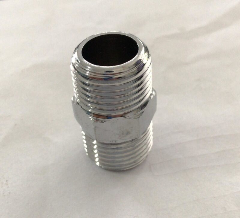 2077 - (258) Niple Rosca Externa 1/2 x 1/2 ( metal )