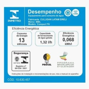 Bebedouro Refrig. Compact Prata - IBBL