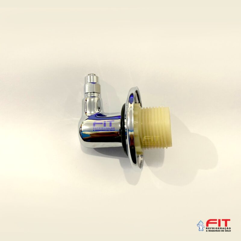 ICO METAIS - (5003) ADAPTADOR DE METAL PONTO DE USO 1/2 C/SAIDA MANG 1/4 (PAREDE)