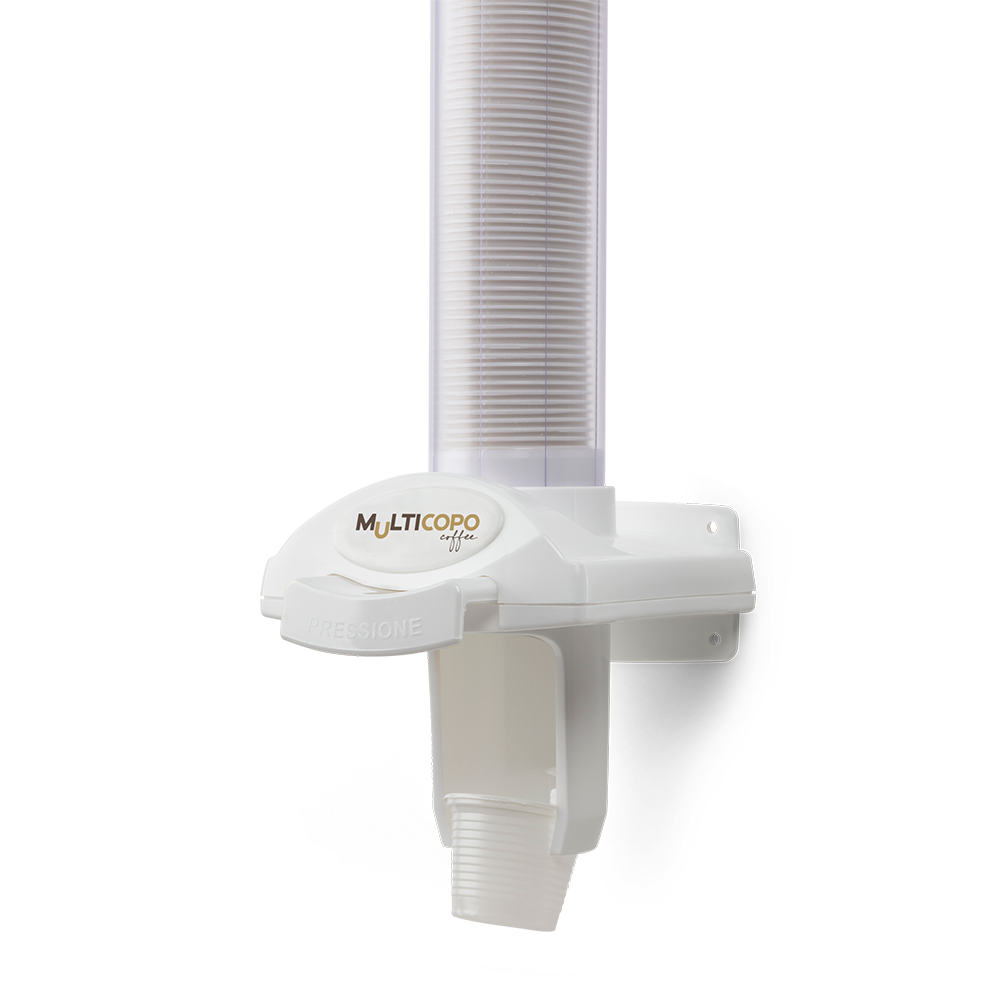 Dispenser Poupador de Copos p Café - Branco - 50ml - Nobre